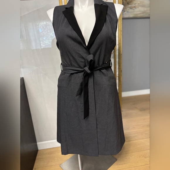 Calvin Klein Charcoal and Black Mini Dress - Picture 7 of 7